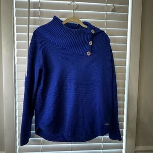 Calvin Klein Cobalt Blue Knit Sweater